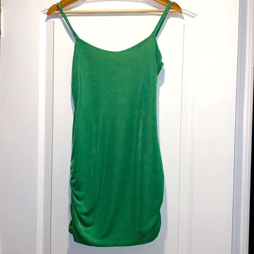 NEW Cheryl Creations JR tank dress green size S